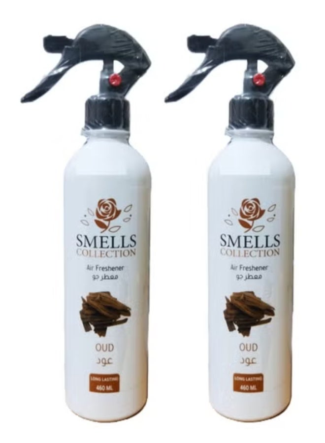 SMELLS COLLECTION 2Pcs Smells Collection Air Freshener OUD 460Ml - Image 2